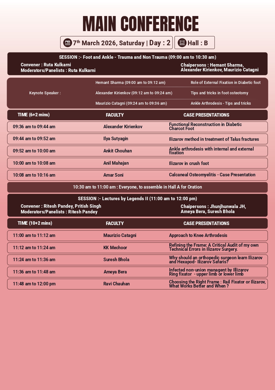 ASAMICON 2026 Scientific Programme