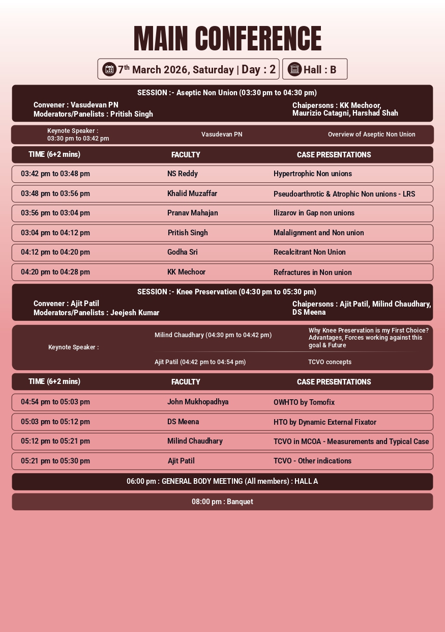 ASAMICON 2026 Scientific Programme