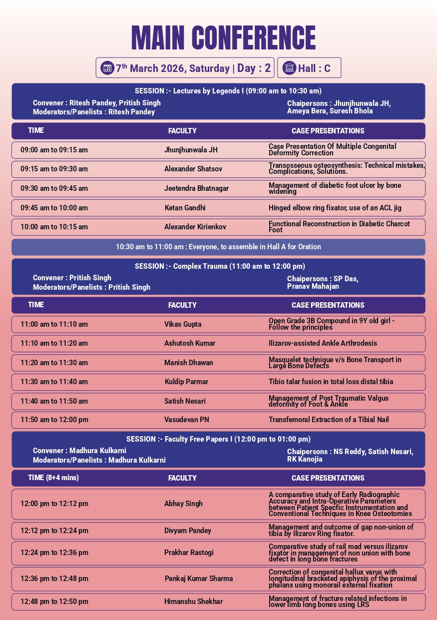 ASAMICON 2026 Scientific Programme